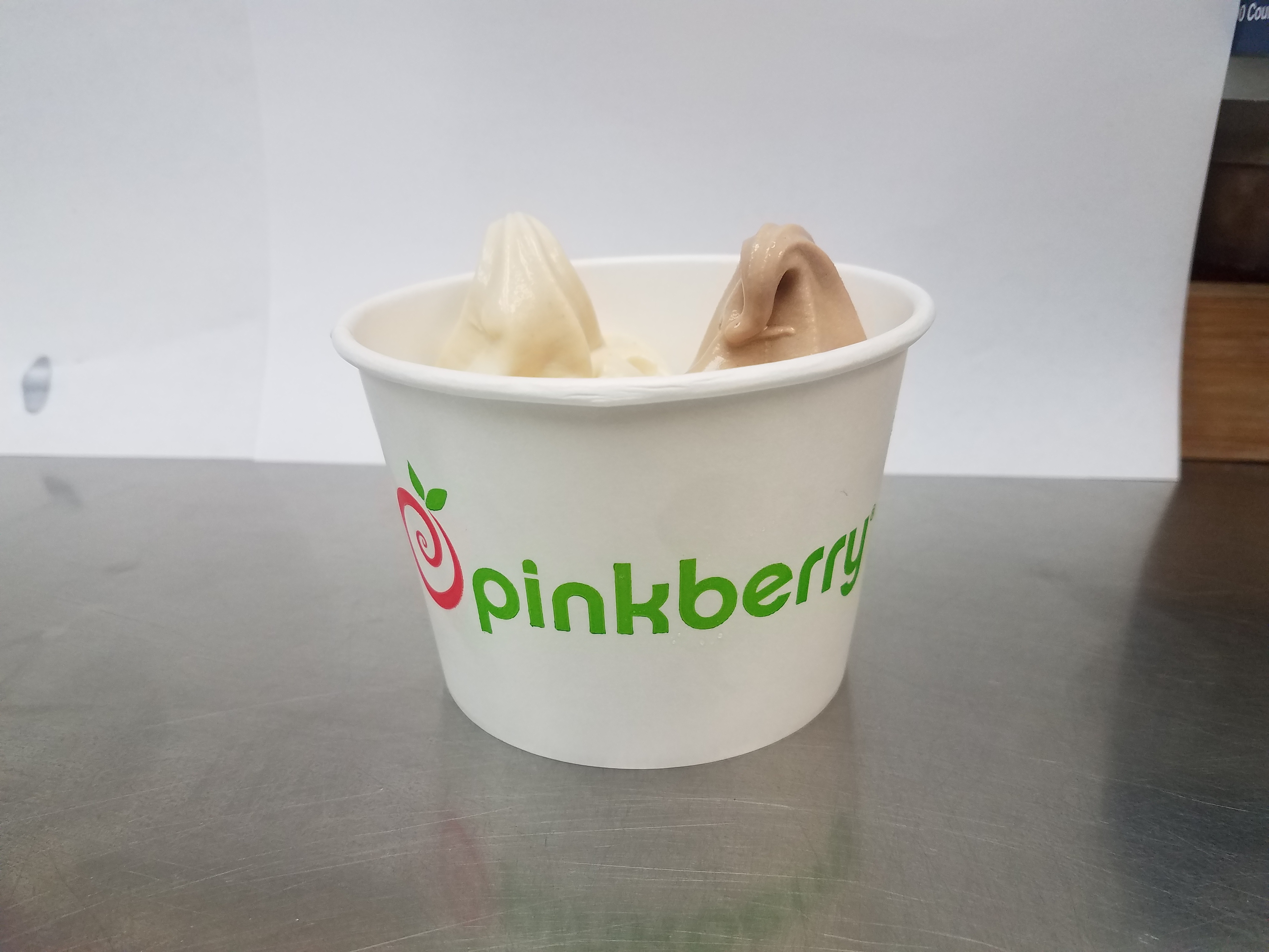 Order Medium Side by Side Frozen Yogurt with Toppings food online from Pinkberry store, Charlotte on bringmethat.com
