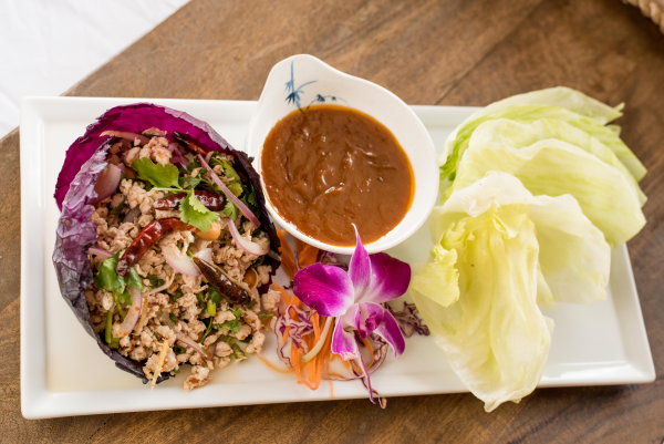 Order Lettuce Wrap Chicken food online from Thai Jin store, Houston on bringmethat.com