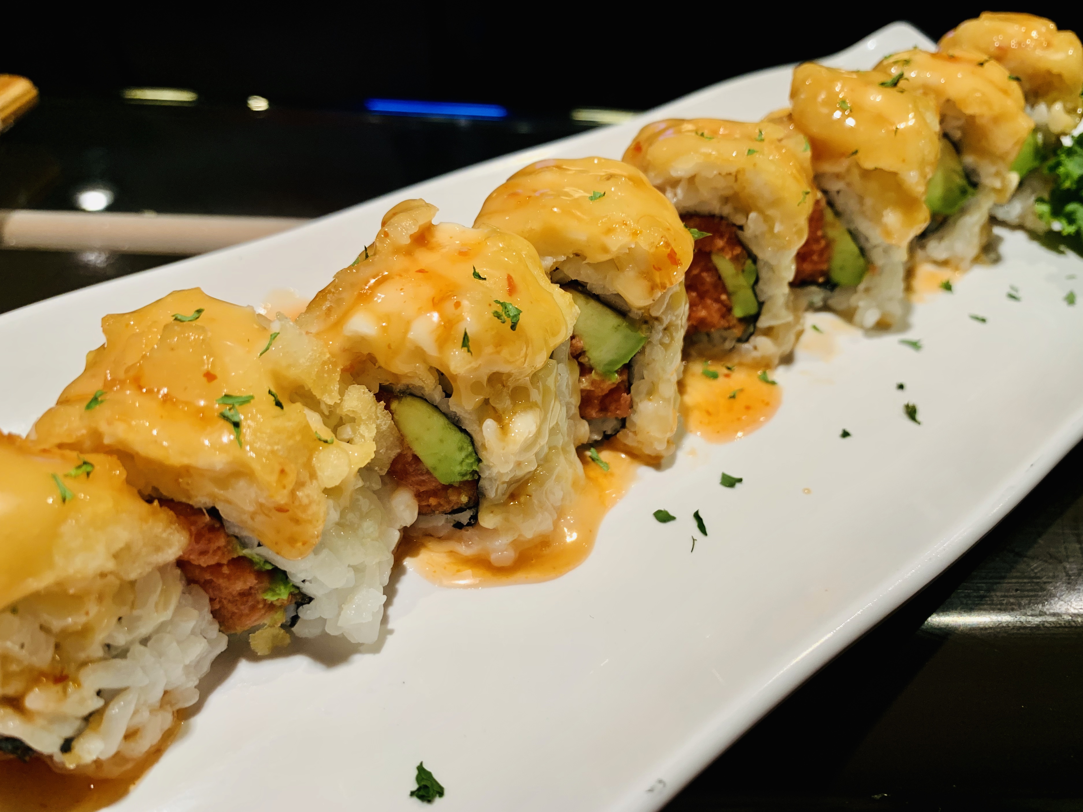 Order S20. American Dream Special Roll food online from Sushi Club store, Fishers on bringmethat.com