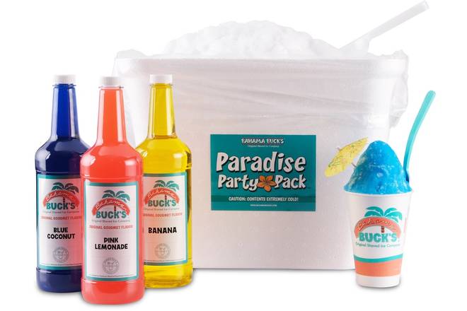 Order Paradise Party Pack® food online from Bahama Bucks store, Draper on bringmethat.com