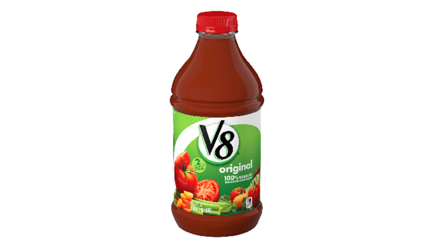 Order V8 100% Vegetable Juice Original 11.5oz food online from Golden Rule Liquor store, West Hollywood on bringmethat.com