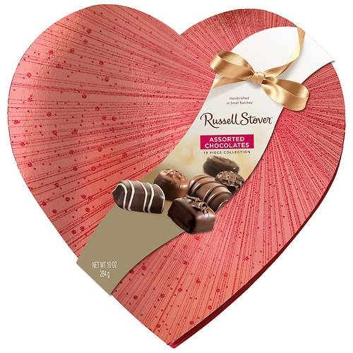 Order Russell Stover Valentine Heart Candy Assorted - 10.0 oz food online from Walgreens store, Walkertown on bringmethat.com