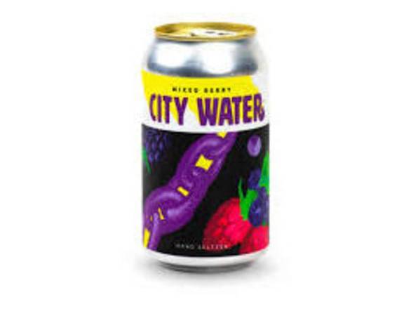 Order City Water Mixed Berry - 6x 12oz Cans food online from Liquor & Tobacco store, Batavia on bringmethat.com