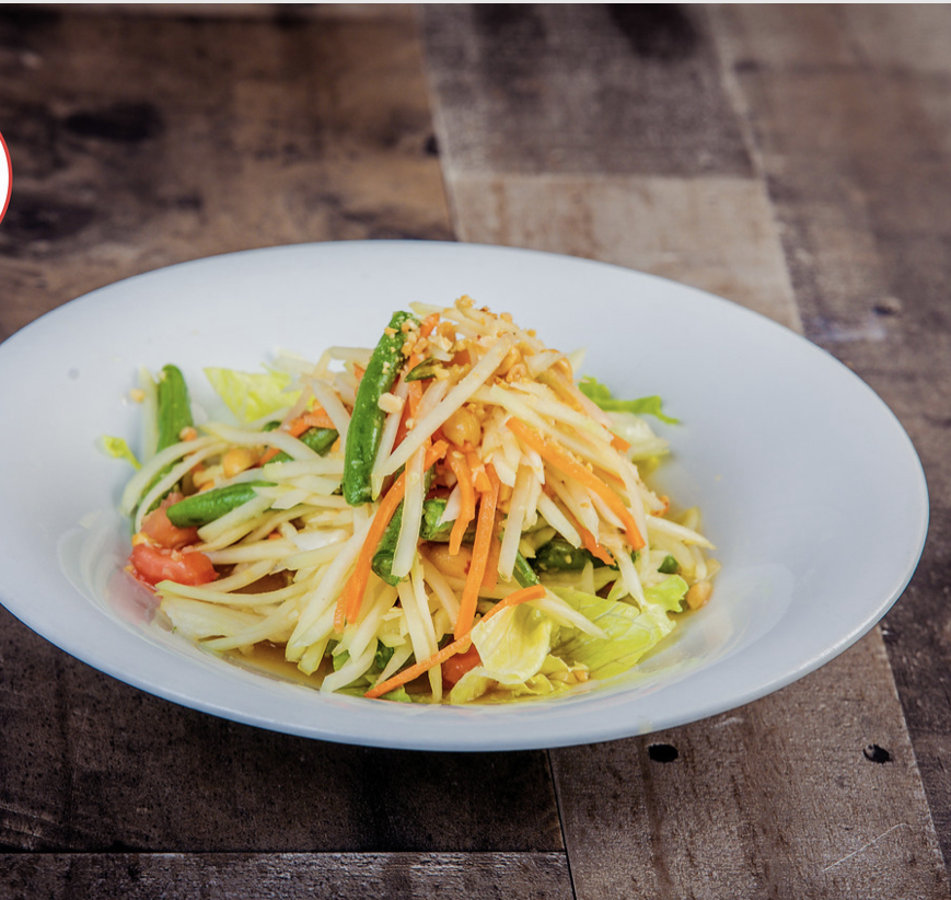 Order Green Papaya Salad food online from Clifton thai restaurant store, Clifton on bringmethat.com