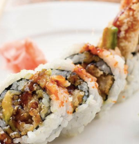 Order Shrimp Tempura Roll food online from Sakana Japanese Sushi & Steak House store, Meridian on bringmethat.com