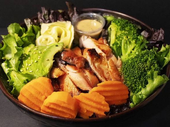 Order Chicken Salad food online from Blue Fish Sushi & Teriyaki store, Huntington Park on bringmethat.com