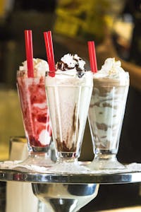 Order 10. Chocolate Truffle Shake food online from Cafe 50's (west la) store, Los Angeles on bringmethat.com