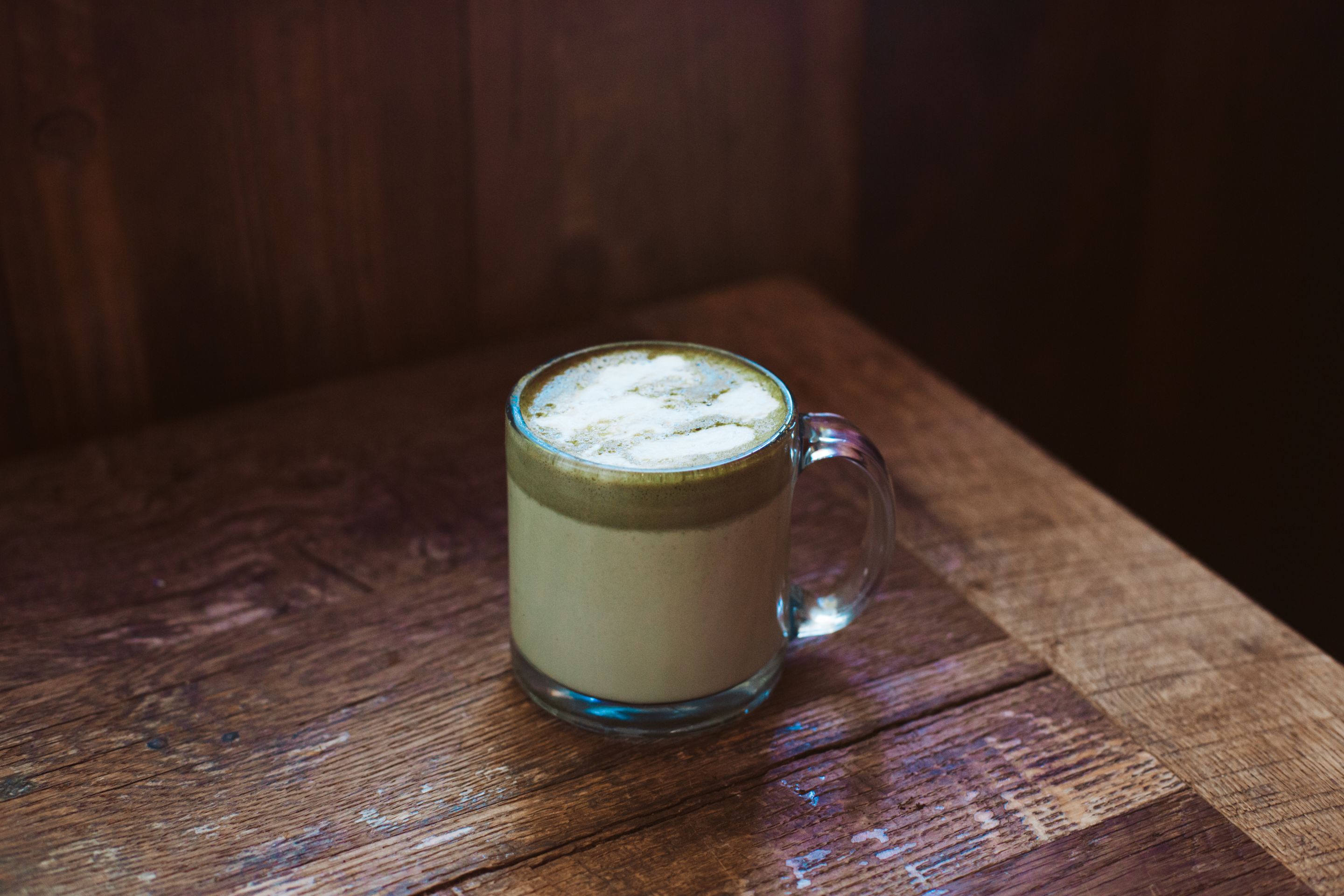 Order Vanilla Matcha Latte food online from The Well store, Oakland on bringmethat.com