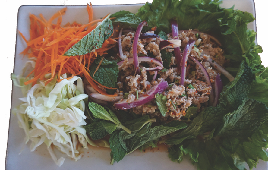 Order Larb Meat Salad food online from Double Delicious Thai Cuisine store, Fountain Valley on bringmethat.com