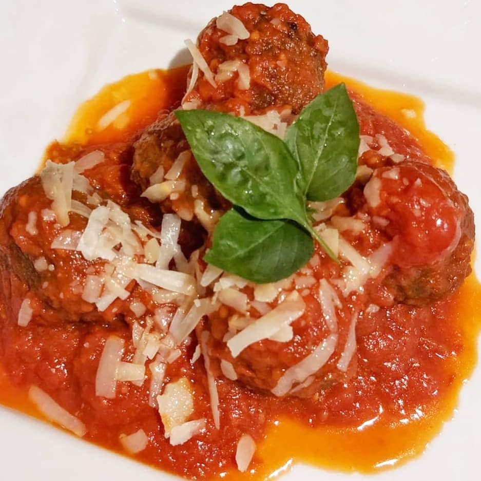 Order Pecorino Romano Meatballs - 3 Pieces food online from Sam Italian Cafe store, Fort Worth on bringmethat.com
