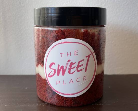 Order Red Velvet Cake Jar food online from The Sweet Place store, Cincinnati on bringmethat.com