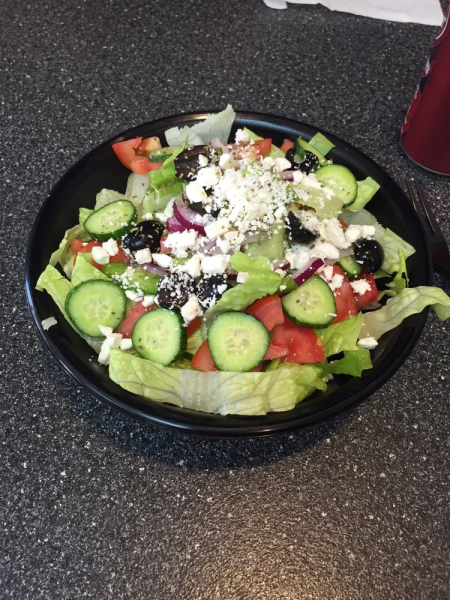 Order Greek Salad food online from Stackers Pizzeria store, Saratoga on bringmethat.com