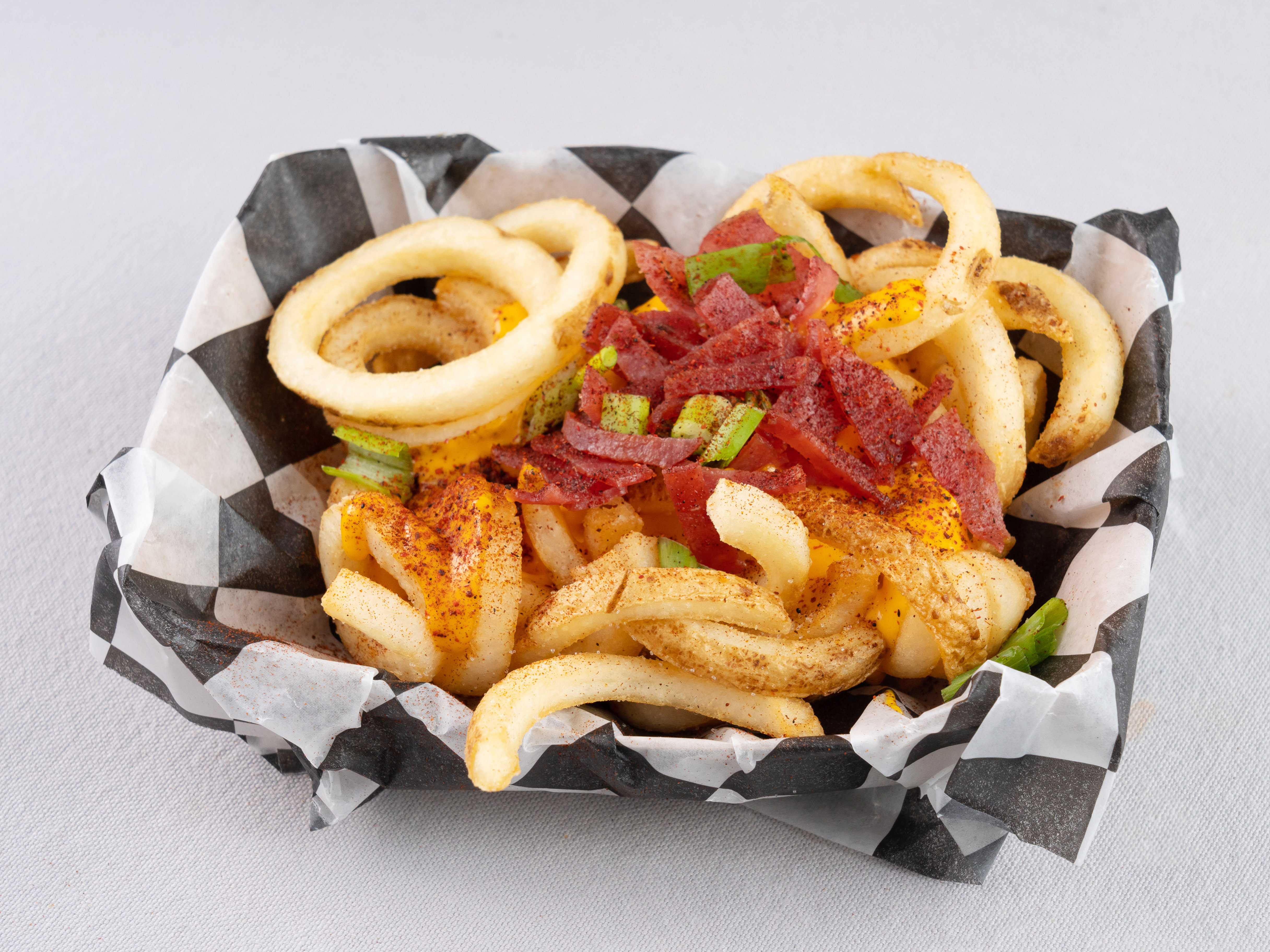 Order 3. Texas Cheese Fries Fry Basket food online from #GetFried store, Humble on bringmethat.com