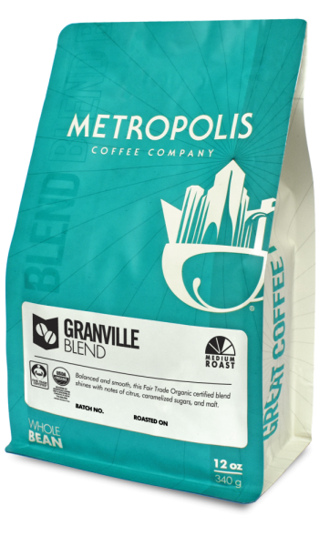 Order Granville Blend Fair Trade Organic food online from Metropolis Coffee Company store, Chicago on bringmethat.com