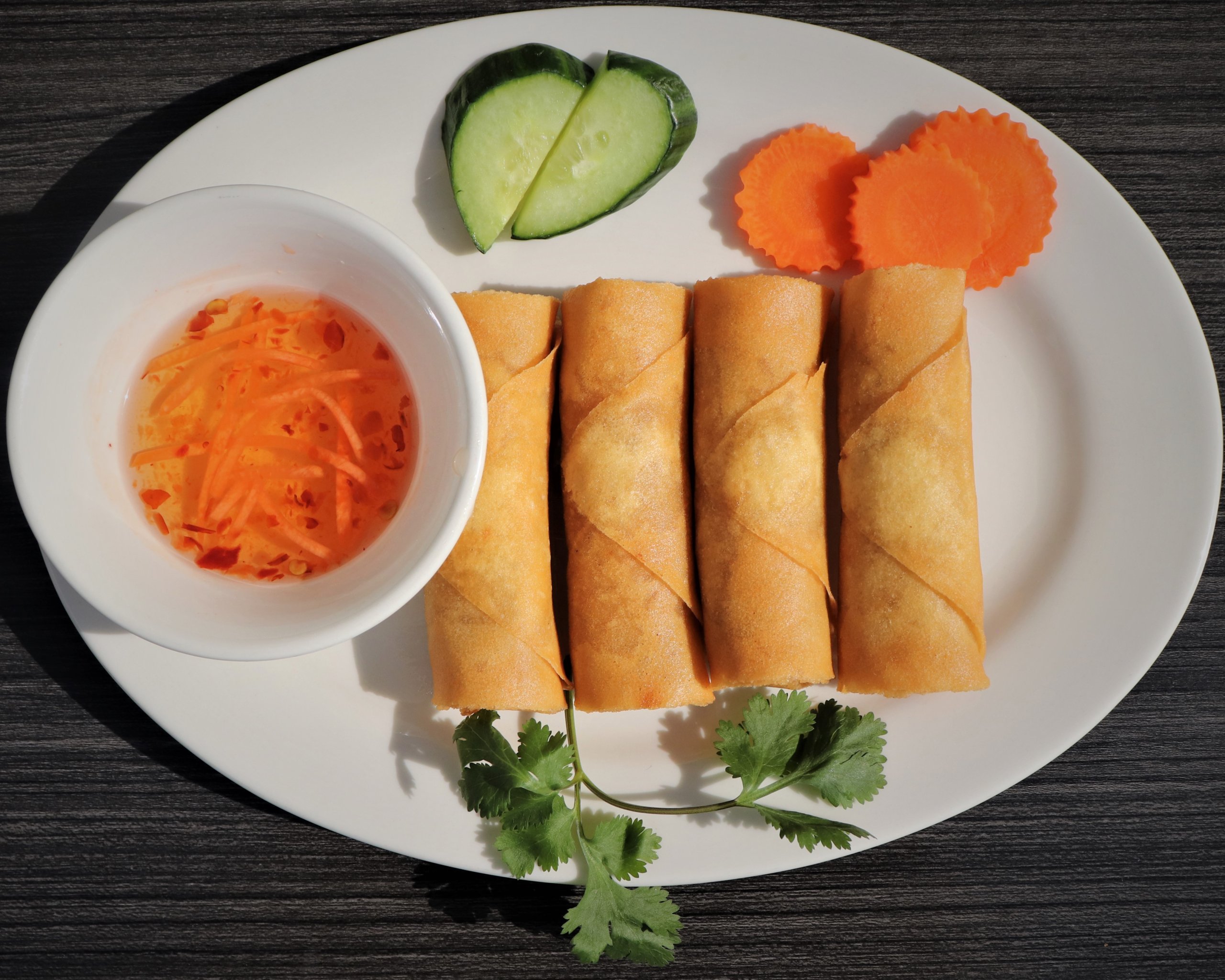 Order 30. Cha Gio (4 Rolls) food online from Pho Hoan Pasteur store, Garden Grove on bringmethat.com