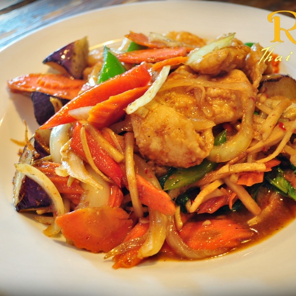 Order Pad Phet Catfish food online from Rice Thai Cookery store, Portland on bringmethat.com