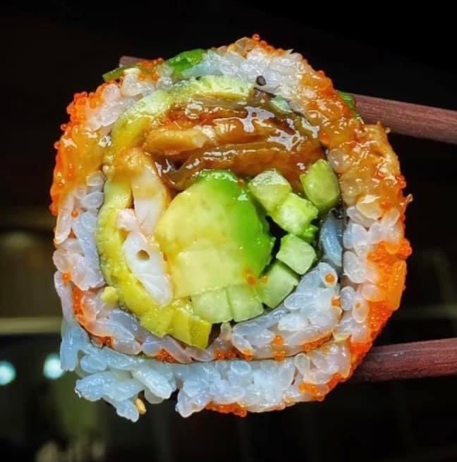 Order Sunrise Roll food online from Naked Grill Sushi store, Baltimore on bringmethat.com