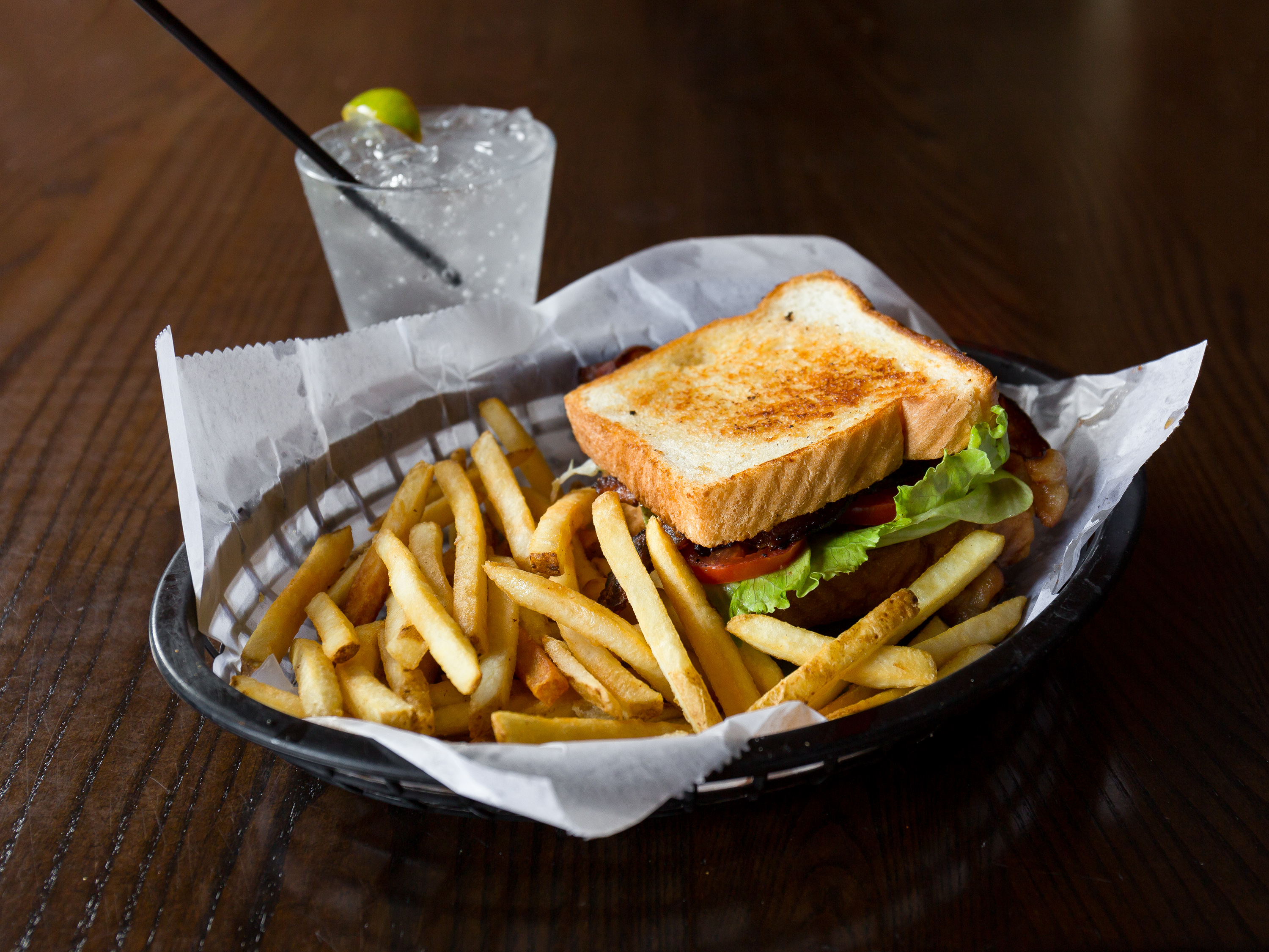 Order Applewood Smoked BLT Sandwich food online from Whiskey River - Ames store, Ames on bringmethat.com