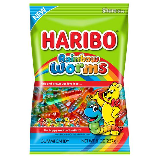 Order Haribo Rainbow Worms Gummi Candy, 8 OZ food online from Cvs store, FOUNTAIN VALLEY on bringmethat.com