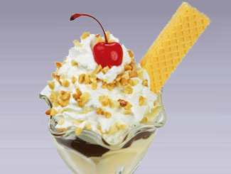 Order Classic Sundae food online from Happy Joe Pizza & Ice Cream Parlor store, Coal Valley on bringmethat.com