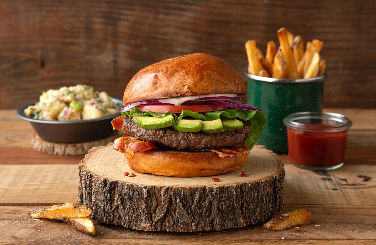 Order Bacon Avocado Burger food online from Highline Burgers & Wings store, Boulder on bringmethat.com