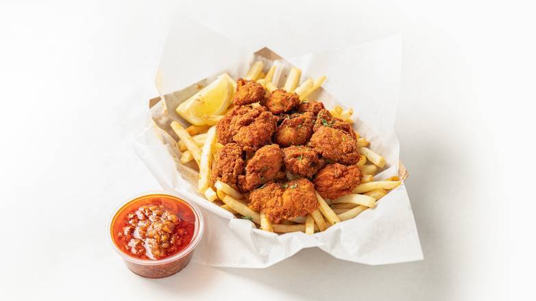 Order Daddy's Fried Oyster Basket food online from Wing Squad store, Garland on bringmethat.com