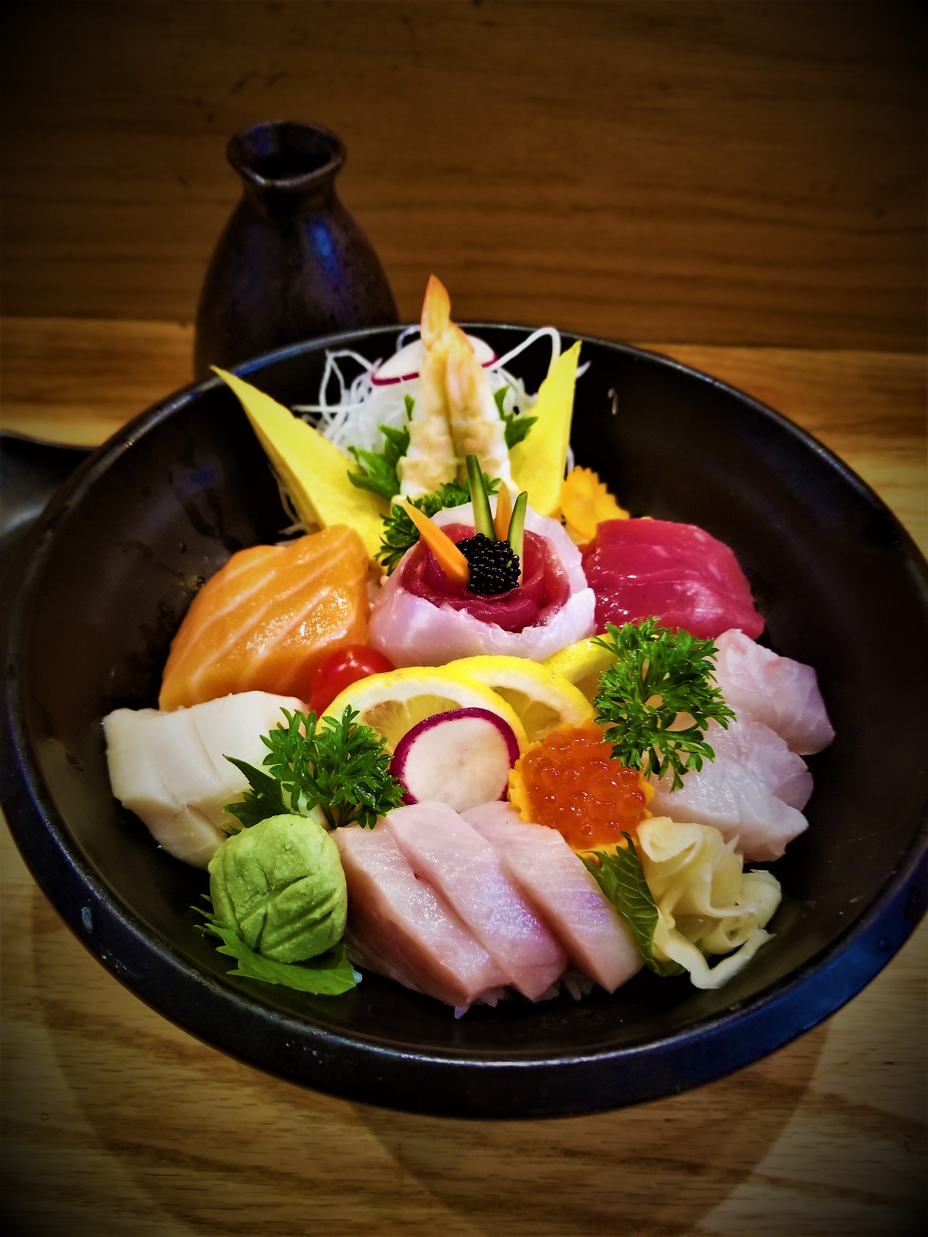 Order Chirashi food online from Yoshi Ramen And Sushi store, Daly City on bringmethat.com