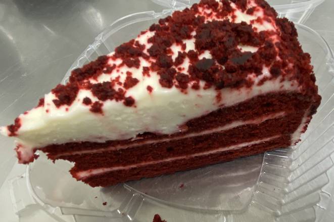 Order Slice Red Velvet Cake food online from America Best Wings store, Washington on bringmethat.com