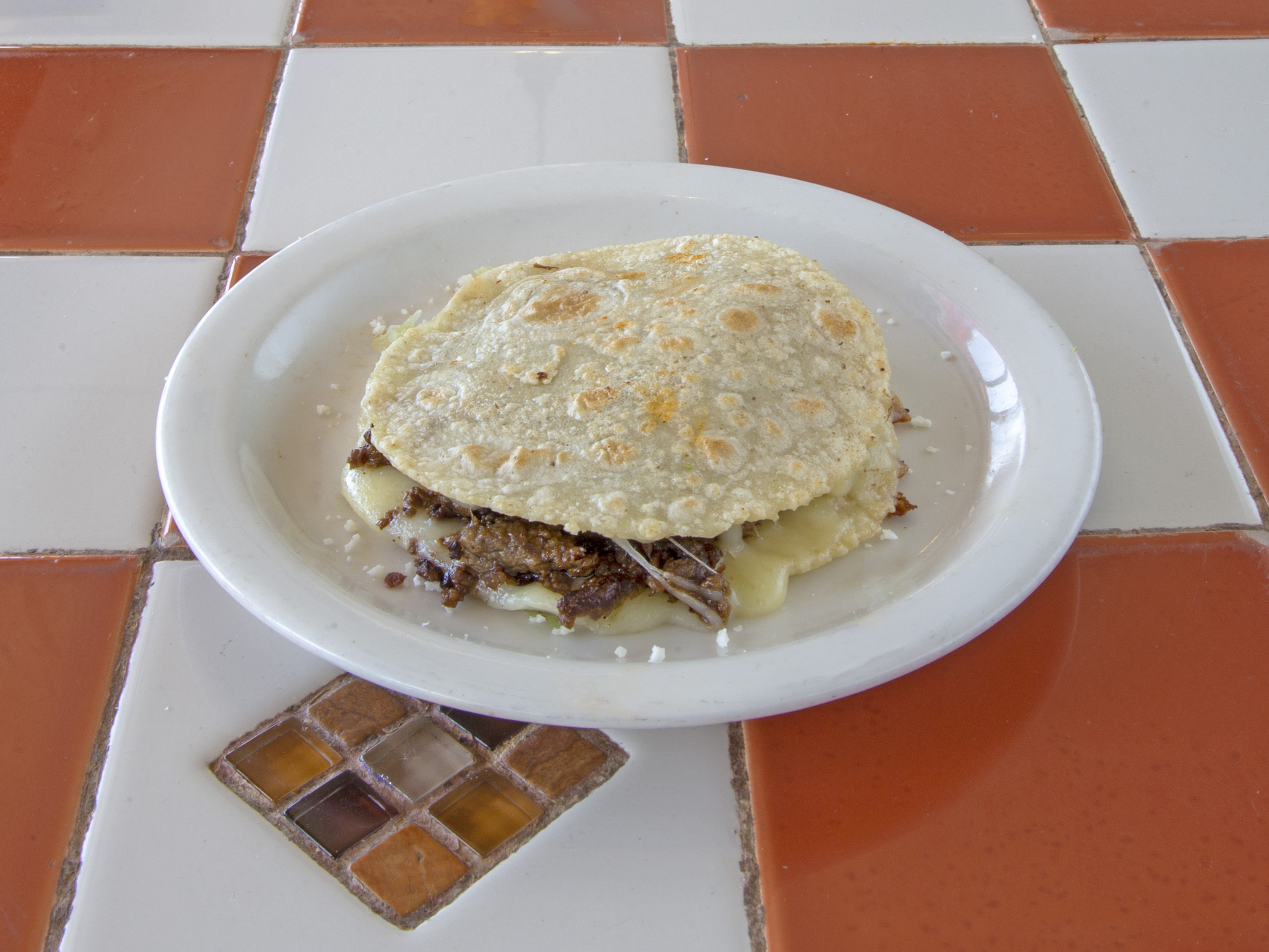Order Al Pastor Mulita food online from Viva Villa Taqueria store, Fontana on bringmethat.com