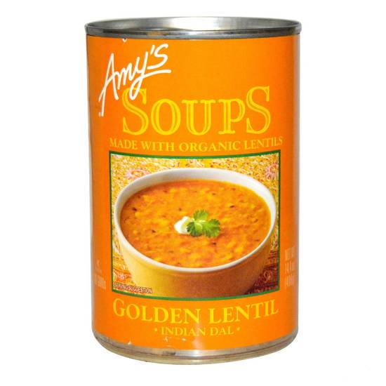 Order Amy's Organic Soup - Golden Lentil 14oz food online from Pink Dot store, Chino Hills on bringmethat.com