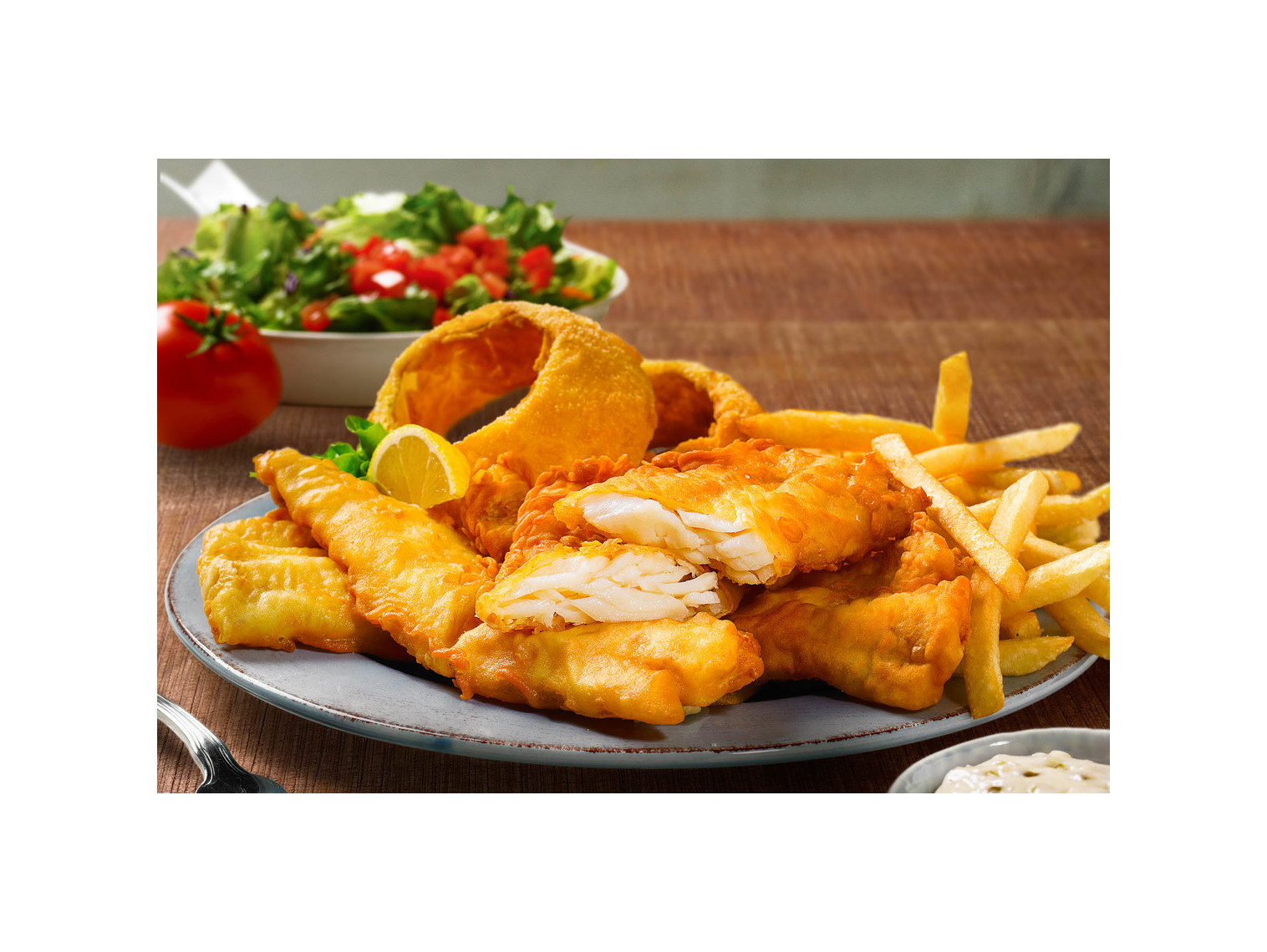 Order 4 pc Fish Platter food online from Farmer Boys store, Victorville on bringmethat.com