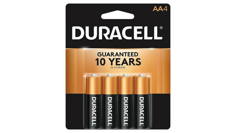 Order Duracell Coppertop Aa Alkaline Batteries 4 Pack food online from Aldan Sunoco store, Aldan on bringmethat.com