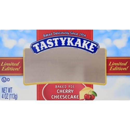 Order Tastykake · Cherry Cheesecake Baked Pie (4 oz) food online from Safeway store, Rehoboth Beach on bringmethat.com