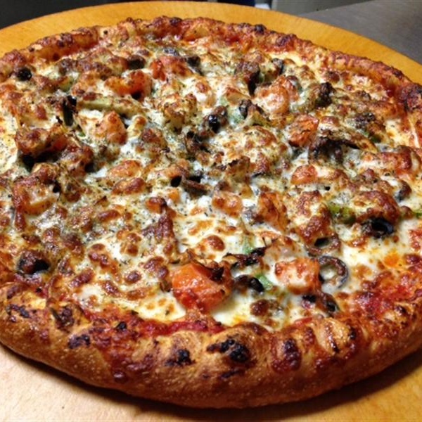 Order Greek Feta Pizza food online from Premium Pizza store, San Jose on bringmethat.com