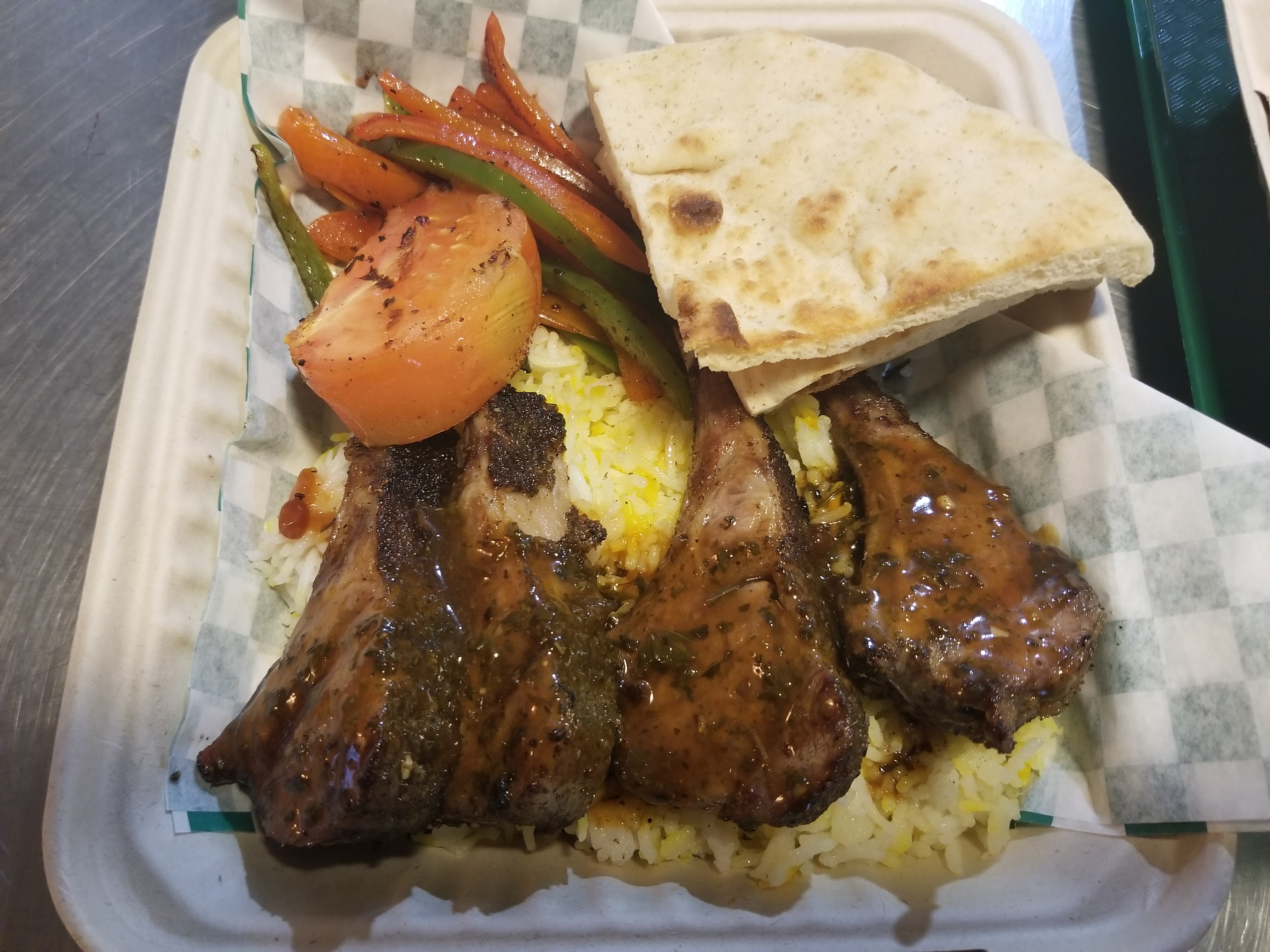 Order Grilled Lamb Chops food online from Peachtree Neighborhood Grill store, Nashville on bringmethat.com
