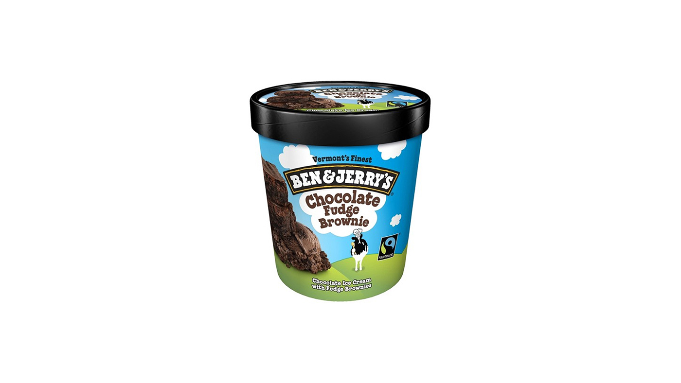 Order Ben and Jerry's Fudge Brownie Pint food online from Extramile store, San Bernardino on bringmethat.com