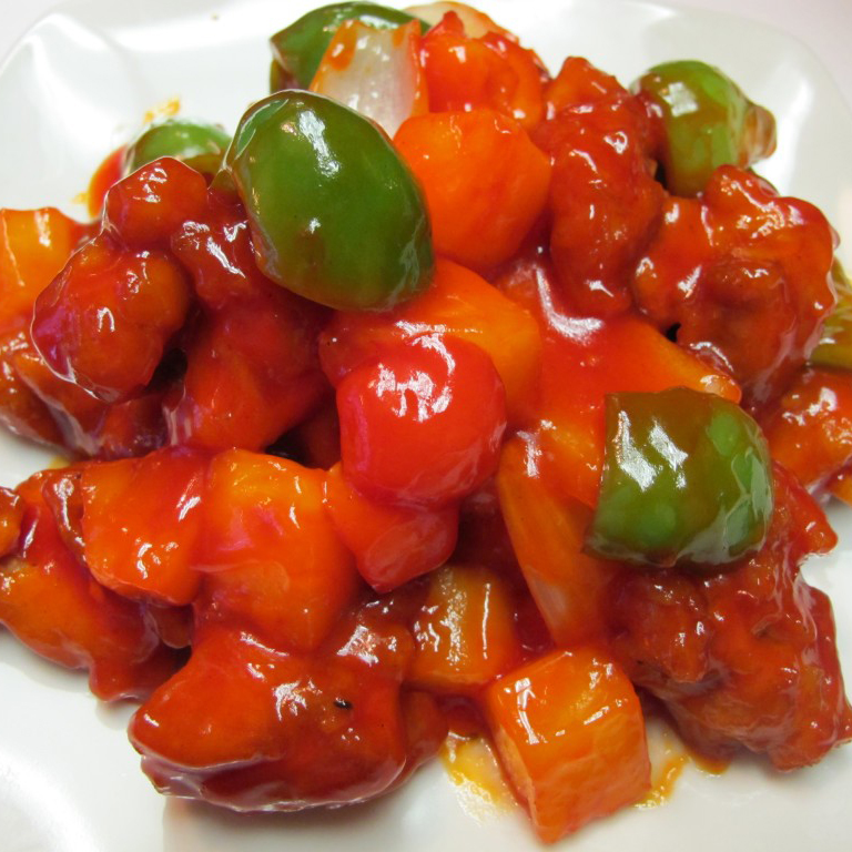 Order 2. Sweet & Sour Chicken food online from Lemay Garden store, St. Louis on bringmethat.com