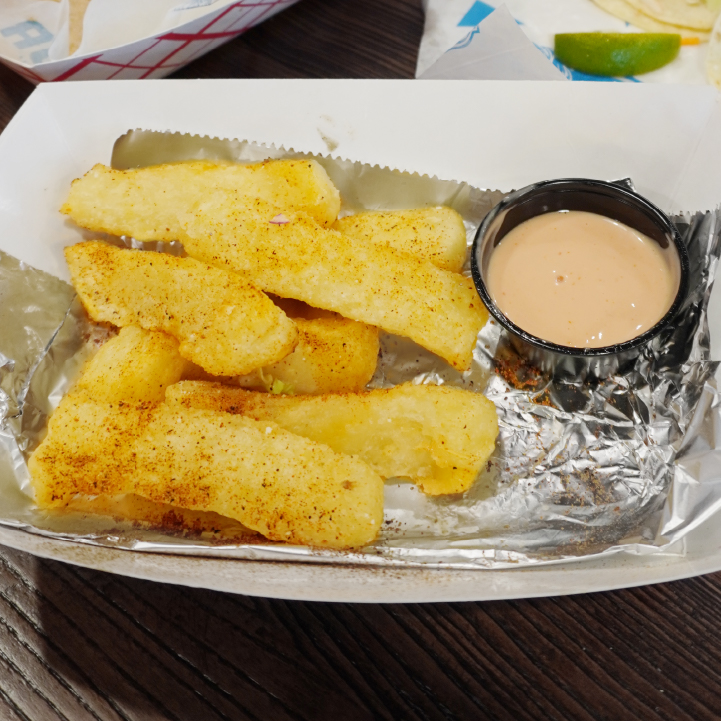 Order Yuca Fries food online from Sabor Latin Street Grill store, Charlotte on bringmethat.com
