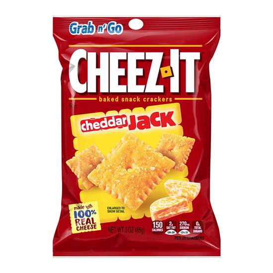 Order Cheez-It Crackers Cheddar Jack food online from Exxon Food Mart store, Port Huron on bringmethat.com
