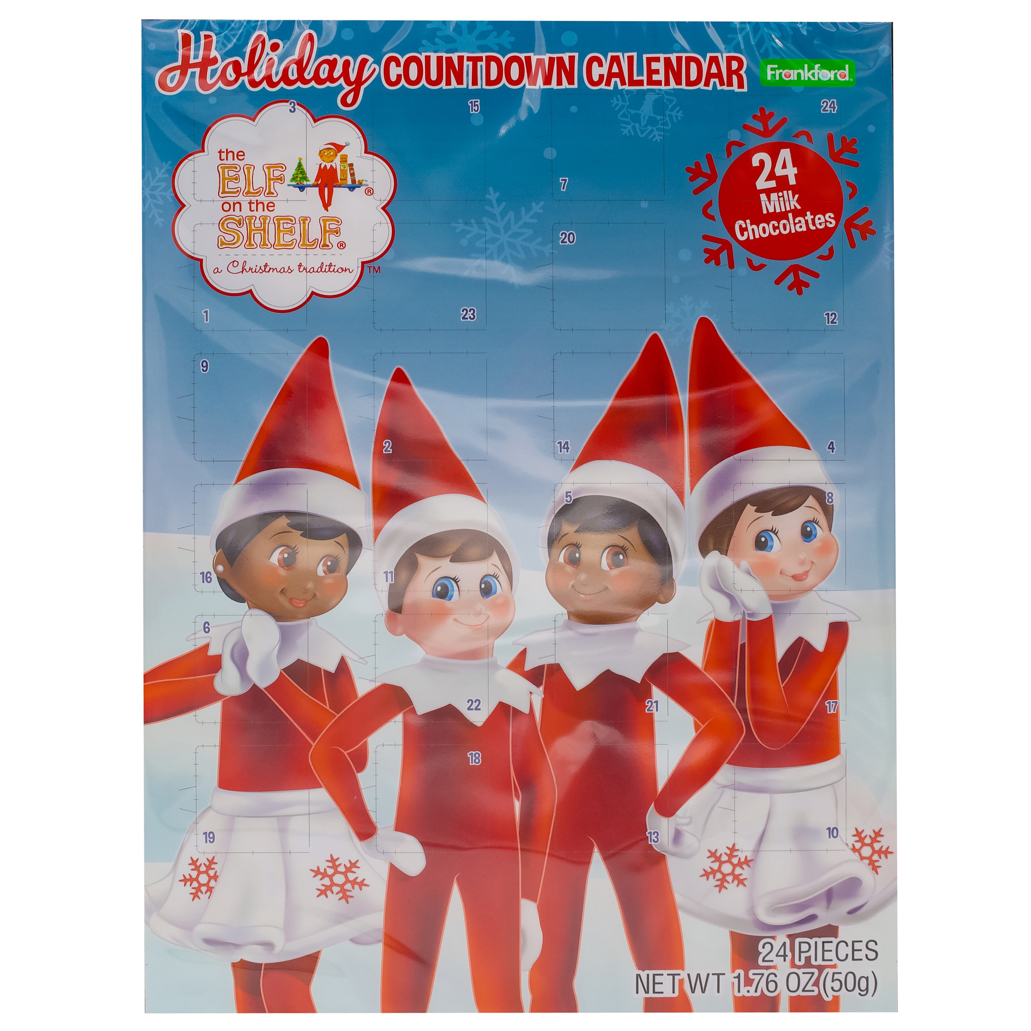 Order Elf on the Shelf Countdown Calendar  - 1.76 oz food online from Bartell store, Edmonds on bringmethat.com
