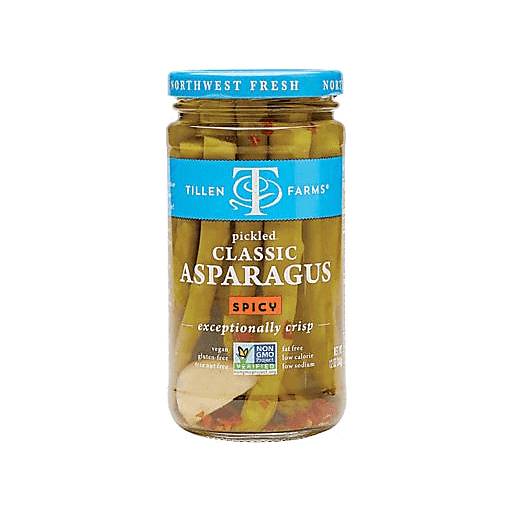 Order Tillen Farms Spiced Asparagus (15.5 OZ) 654 food online from Bevmo! store, Albany on bringmethat.com