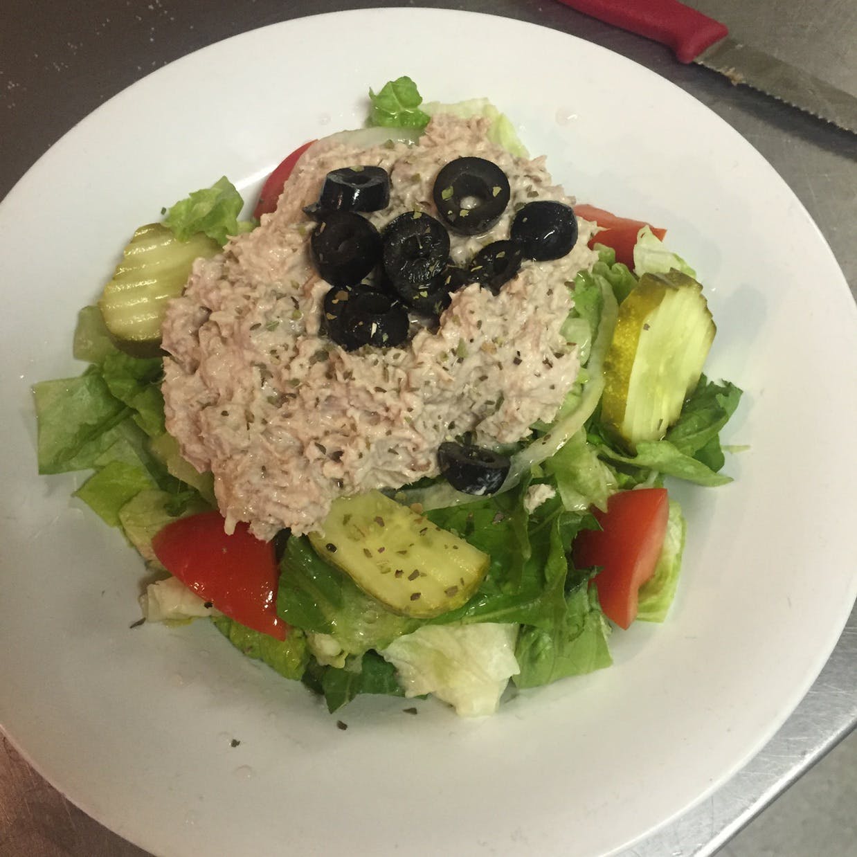 Order Tuna Salad - Small food online from Pujols Pizzeria store, Bethlehem on bringmethat.com