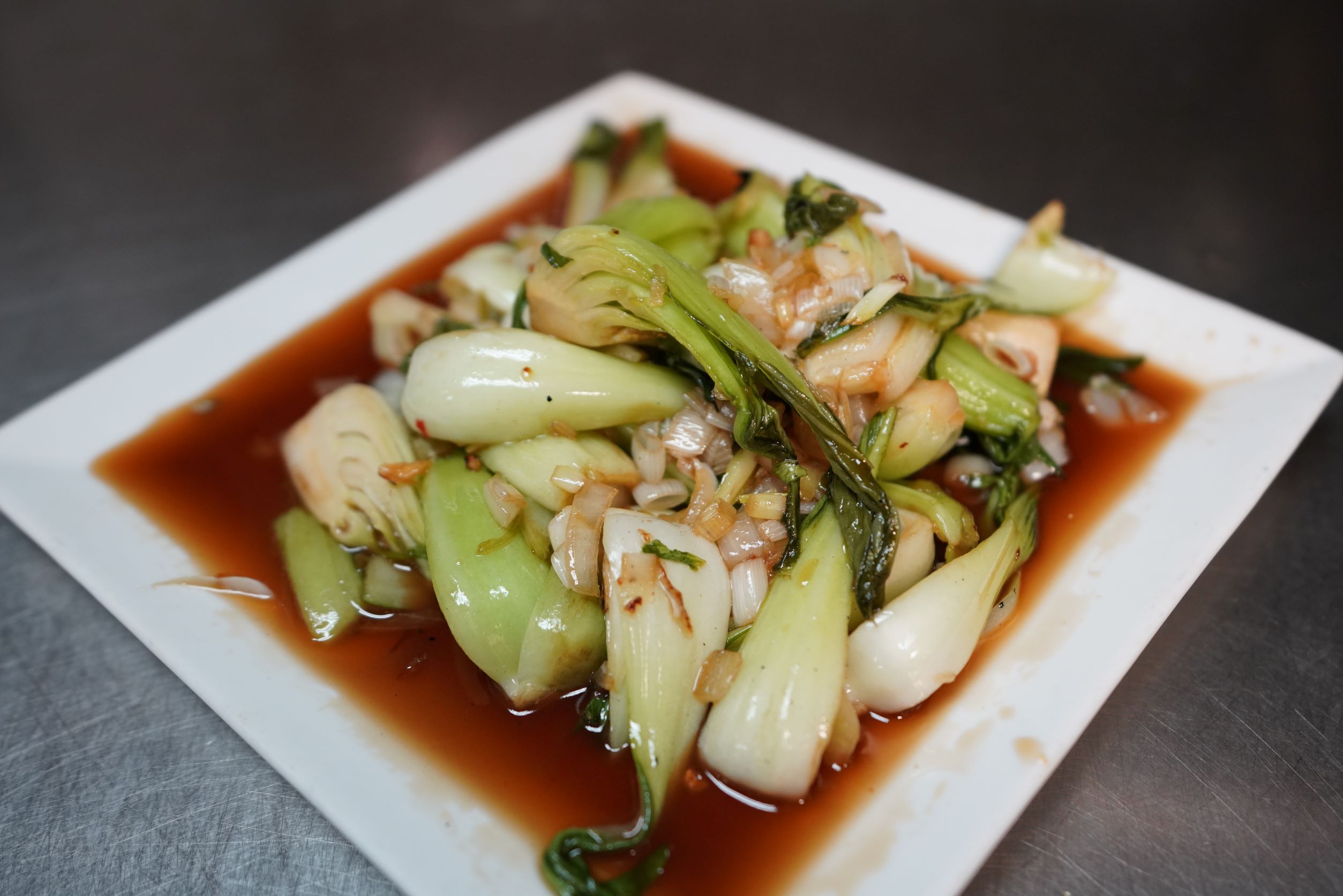 Order Baby Bok Choy with Oyster Sauce or Fresh Garlic food online from Red Pepper Chinese Restaurant store, RICHFIELD on bringmethat.com