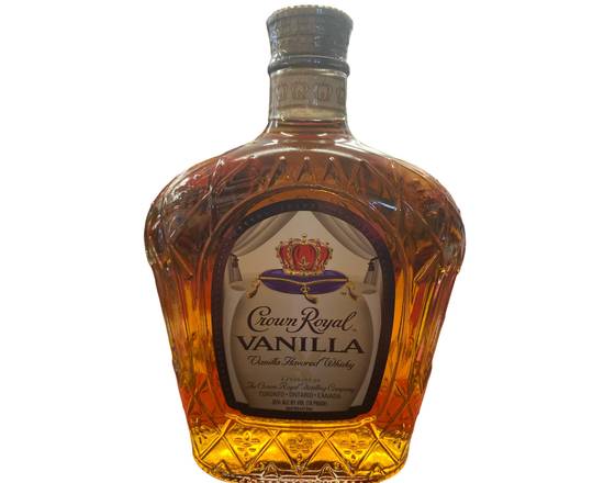 Order Crown Royal Vanilla, 750mL whiskey (35.0% ABV) food online from South Liquor store, Long Beach on bringmethat.com