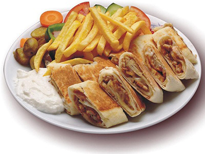 Order Special Ali Baba Chicken Shawarma Sandwich food online from Ali Baba Grill store, Boulder on bringmethat.com