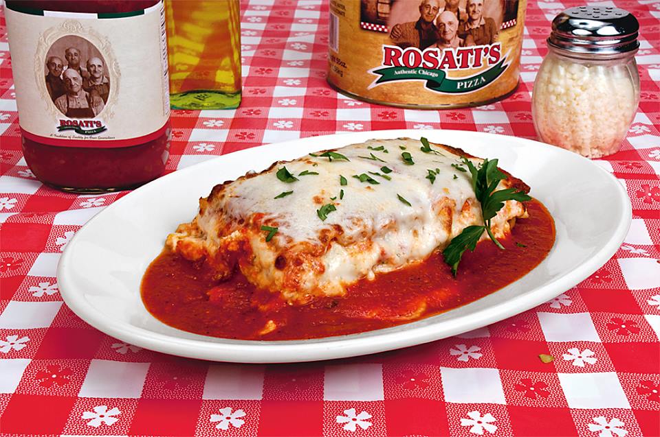 Order Baked Cheese Lasagna food online from Rosati's Pizza store, Minooka on bringmethat.com
