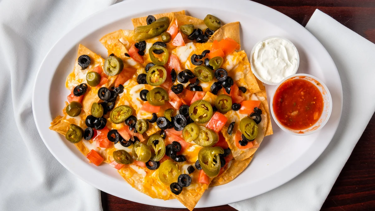 Order Nachos Grande food online from Friends Cafe store, Southington on bringmethat.com