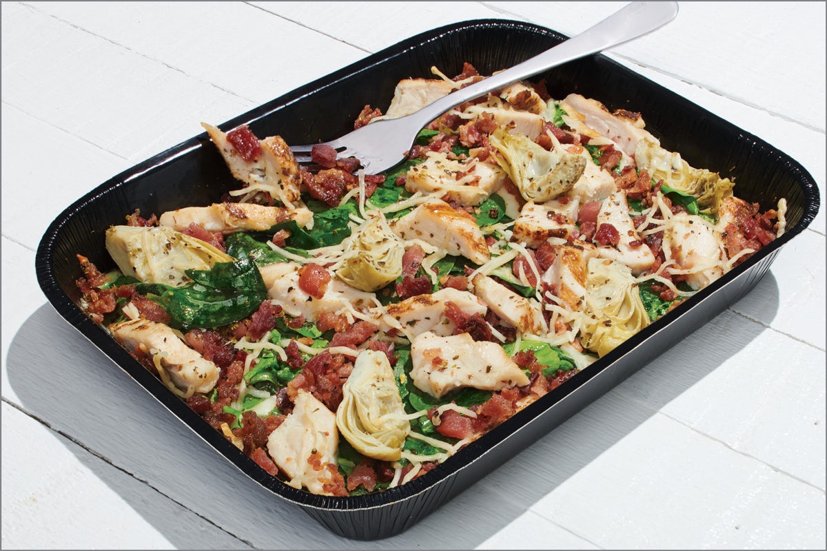 Order Chicken Bacon Artichoke (Keto Friendly) - Baking Required food online from Papa Murphy's store, Fuquay Varina on bringmethat.com