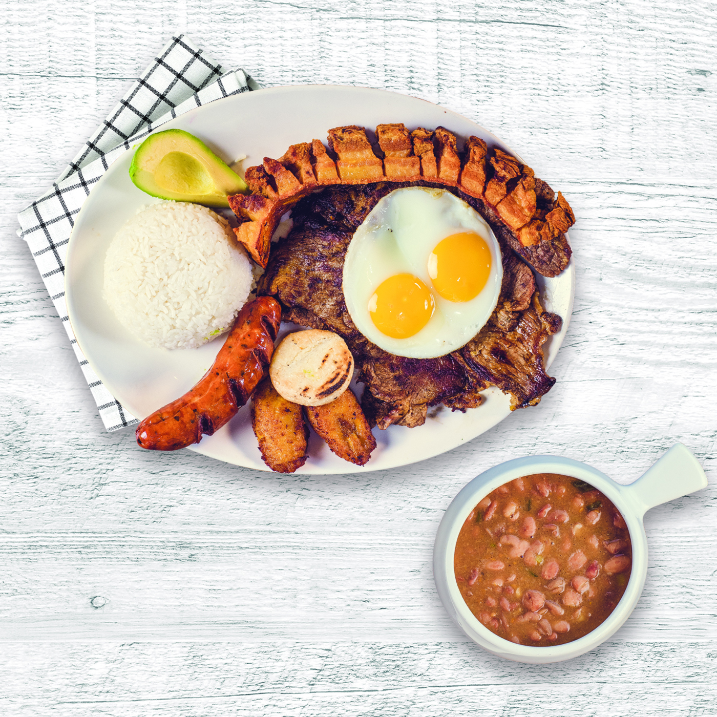 Order Bandeja Paisa food online from Noches De Colombia store, Montclair on bringmethat.com