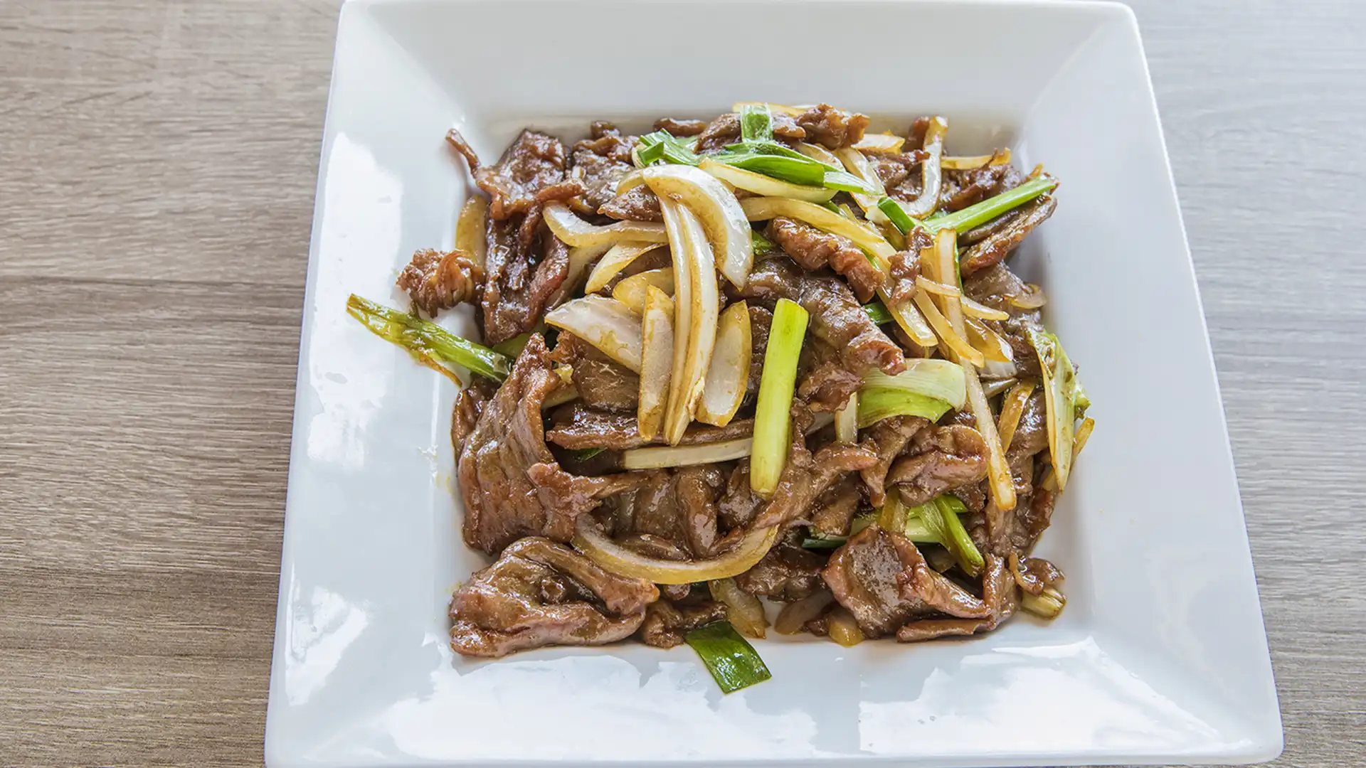 Order Mongolian Beef food online from Wok Express store, Lake Forest on bringmethat.com